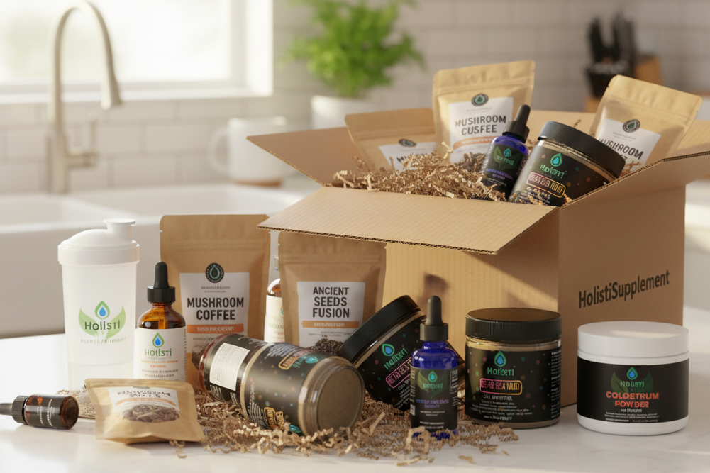 Big HolistiSupplement haul unboxing