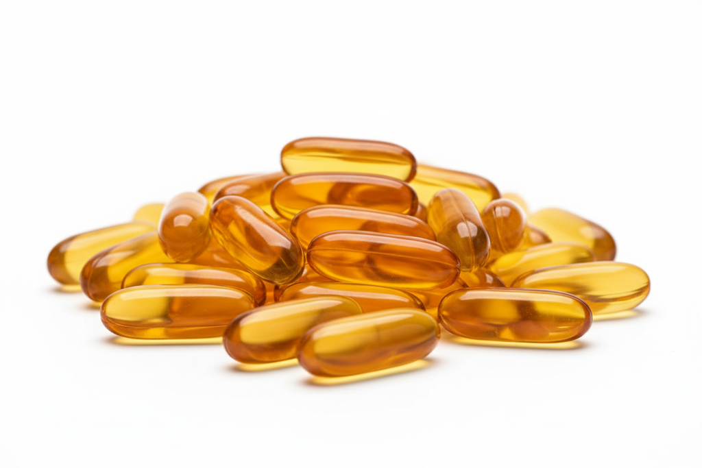 Fish oil capsules